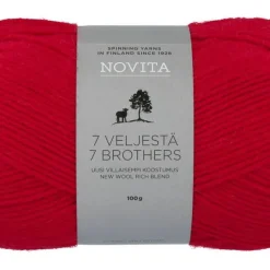 Novita 7 Veljestä lanka 100 g joulu 549
