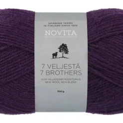 Novita 7 Veljestä lanka 100 g krookus 777