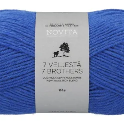 Novita 7 Veljestä lanka 100 g 136 lobelia