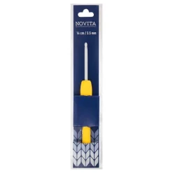 Novita Virkkuukoukku ergonominen 14 cm 3.5