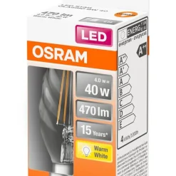 Osram LED Kierre kynttilälamppu 470lm 2700K E14
