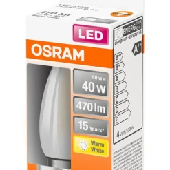 Osram LED kynttilälamppu 470lm 2700K E27
