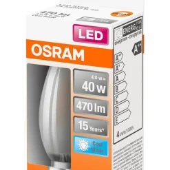 Osram LED kynttilälamppu 470lm 4000K E14