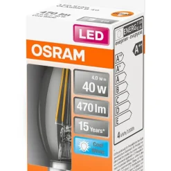 Osram LED kynttilälamppu 470lm 4000K E14