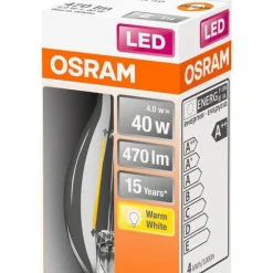 Osram LED Liekki kynttilälamppu 470lm 2700K E14
