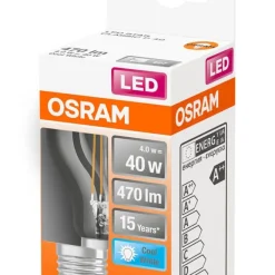 Osram LED pienkupulamppu 470lm 4000K E27