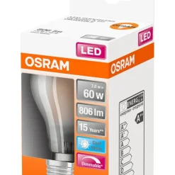 Osram LED vakiolamppu 806lm 4000K E27 DIM