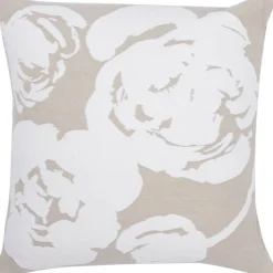 Pentik jacquard tyynynpäällinen Lilia 45x45 cm valkoinen