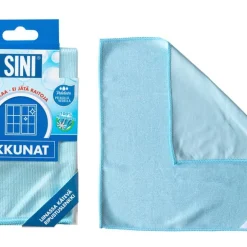 Sini ikkunaliina mikrokuitua