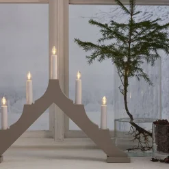 Star Trading kynttelikkö Alma 5 l  beige