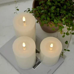 Star Trading LED-kynttilä Flamme Flow 17,5 cm valkoinen
