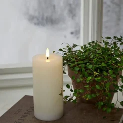 Star Trading LED-kynttilä Flamme Flow 17,5 cm valkoinen