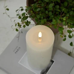 Star Trading LED-kynttilä Flamme Flow 17,5 cm valkoinen
