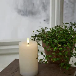Star Trading LED-kynttilä Flamme Flow 15 cm valkoinen