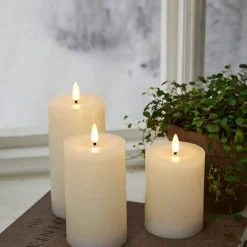 Star Trading LED-kynttilä Flamme Flow 12,5 cm valkoinen