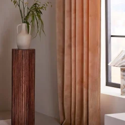 Svanefors verhot Elise 135x280 cm keltainen 2 kpl
