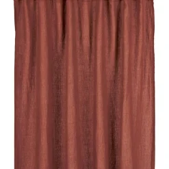 Svanefors verhot Julie 145x280 cm tiilenpunainen 2 kpl