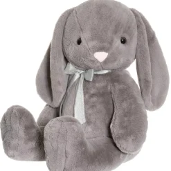 Teddykompaniet jänis 85 cm harmaa