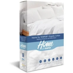 TEMPUR 100x200x25 cm muotoonommeltu suojalakana Organic Cott