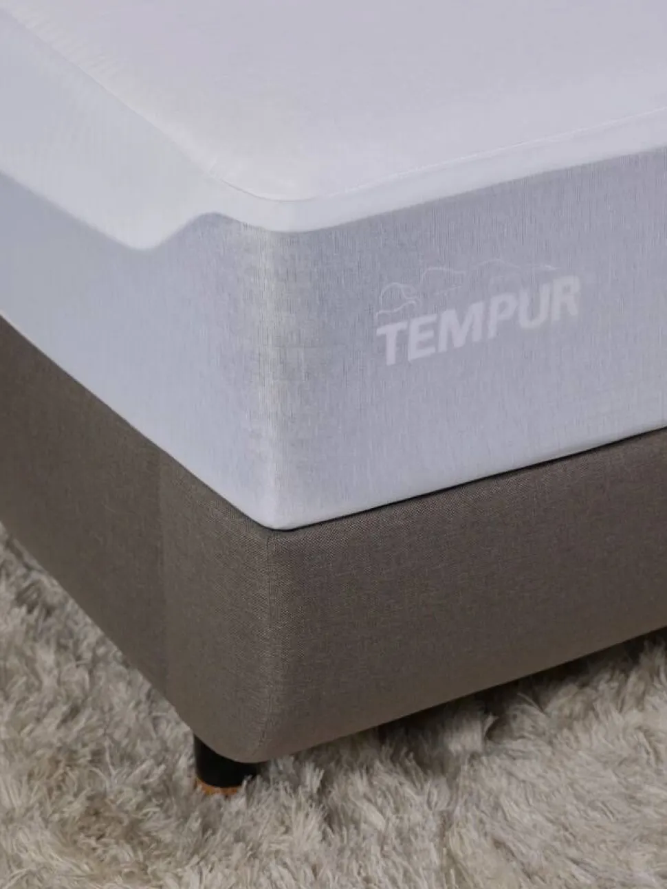 TEMPUR 90x200x25 cm muotoonommeltu suojalakana Organic Cotto