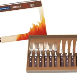 Tramontina pihviaterimet Churrasco 12 os. polywood