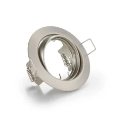 Trio Lighting alasavalo Jura GU10 harjattu teräs pyöreä