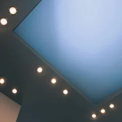 Trio Lighting alasavalo Jura GU10 harjattu teräs pyöreä