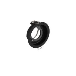 Trio Lighting alasvalo Kenai GU10 9 cm mattamusta pyöreä