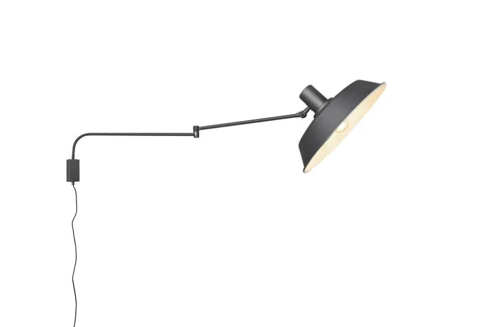 Trio Lighting Bolder seinävalaisin E27 mattamusta