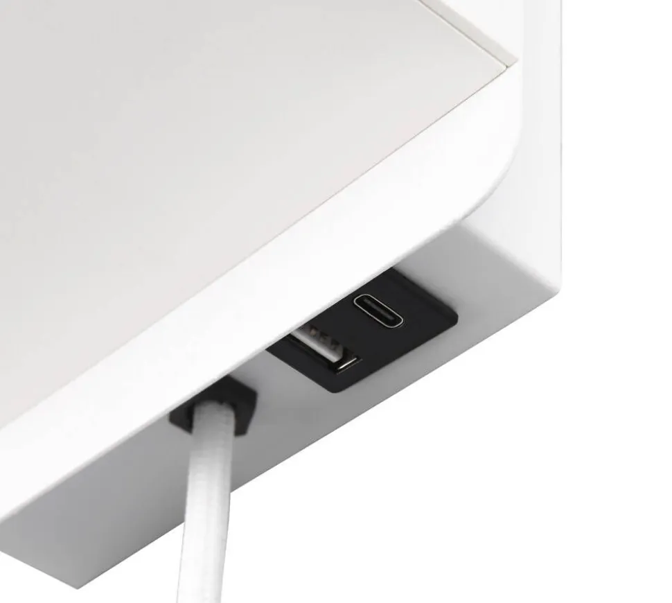 Trio Lighting Comfort seinävalaisin E14 mattavalkoinen latau