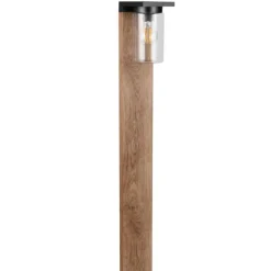 Trio Lighting pylväsvalaisin Ardila 100 cm E27 puu/m.musta h