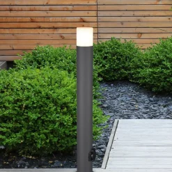 Trio Lighting pylväsvalaisin Hoosic 80 cm E27 antrasiitti pi