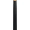Trio Lighting pylväsvalaisin Hoosic 80 cm E27 mattamusta
