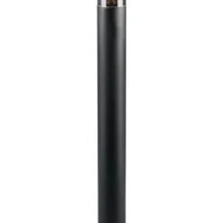 Trio Lighting pylväsvalaisin Hoosic 80 cm E27 mattamusta
