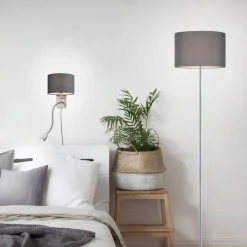 Trio Lighting seinävalaisin Hotel lukuvalolla E14 + LED harm