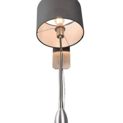 Trio Lighting seinävalaisin Hotel lukuvalolla E14 + LED harm