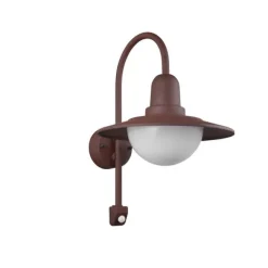 Trio Lighting seinävalaisin Norman E27 rustiikki liiketunnis