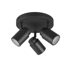 Trio Lighting spottivalaisin Angelo H2O 3-os GU10 mattamusta