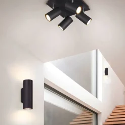 Trio Lighting spottivalaisin Marley 4-os GU10 mattamusta