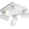 Trio Lighting spottivalaisin Marley 4-os GU10 valkoinen