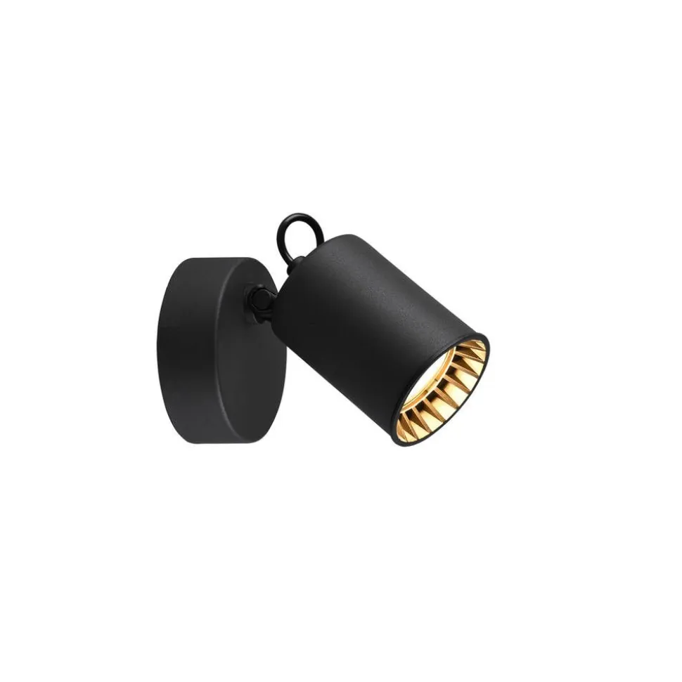 Trio Lighting spottivalaisin Pago 1-os GU10 mattamusta