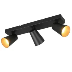 Trio Lighting spottivalaisin Sharp 3-os GU10 mattamusta/kult