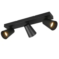 Trio Lighting spottivalaisin Sharp 3-os GU10 mattamusta/kult