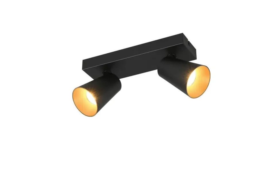 Trio Lighting spottivalaisin Sharp 2-os GU10 mattamusta/kult
