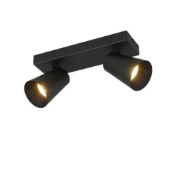 Trio Lighting spottivalaisin Sharp 2-os GU10 mattamusta/kult
