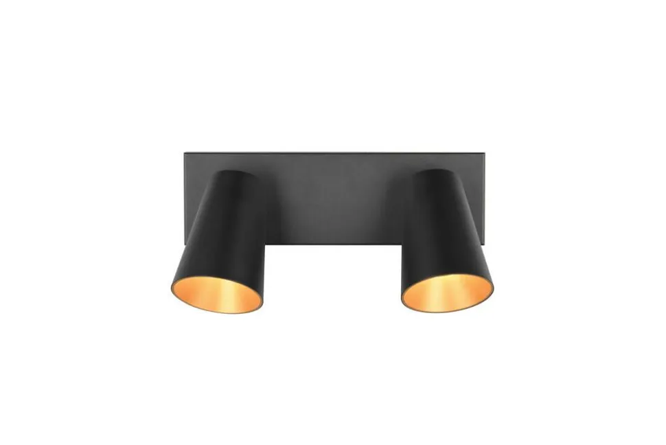 Trio Lighting spottivalaisin Sharp 2-os GU10 mattamusta/kult