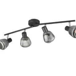 Trio Lighting spottivalaisin Tarifa 4-os E14 mattamusta/krom