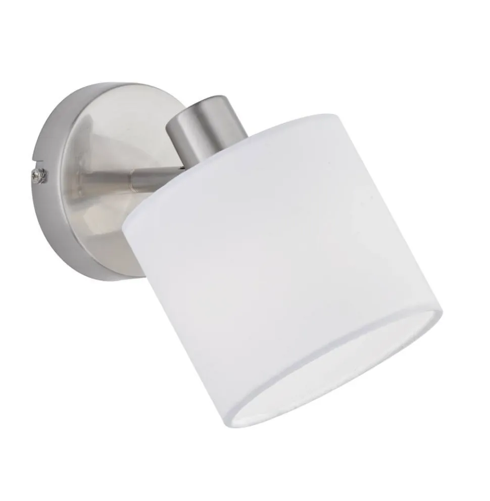 Trio Lighting spottivalaisin Tommy 1-os E14 harjattu teräs/v