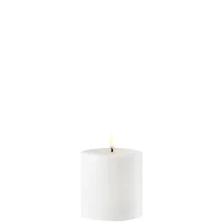 Uyuni LED kynttilä ulkokäyttöön 8,4x10 cm valkoinen