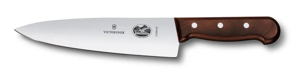 Victorinox Kokkiveitsi 20 cm erikoisleveä puukahvalla